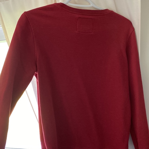 Roots crew neck sweater (red, small) - Picture 4 of 4